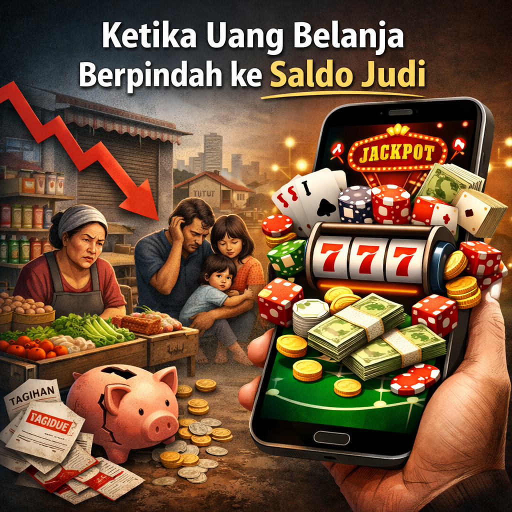 Ekonomi Mikro yang Tergerus: Ketika Uang Belanja Berpindah ke Saldo Judi.